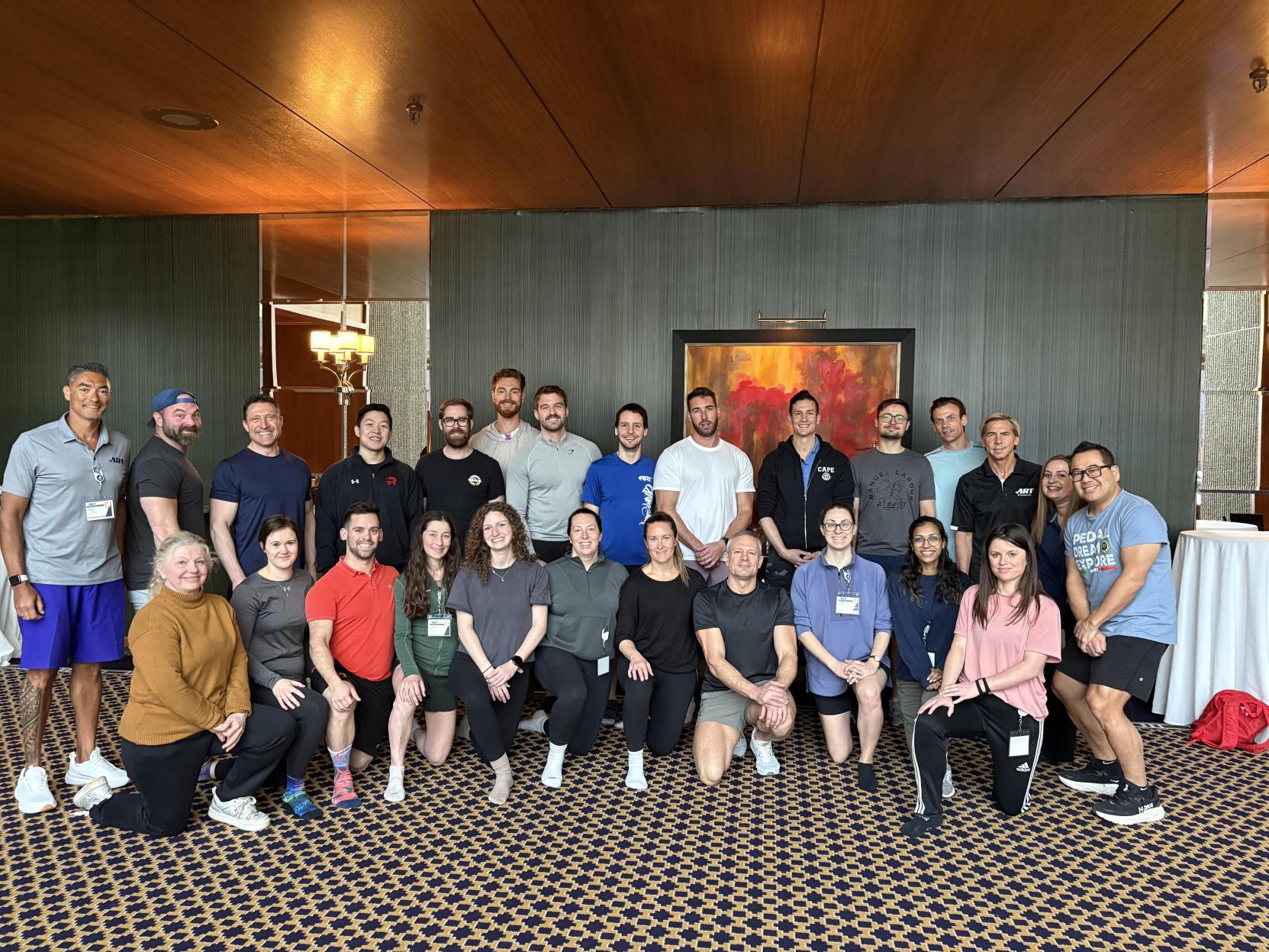 Dr. Geron Cowherd, DC, Teaches Active Release Technique (ART) Lower Extremity Seminar in Montreal